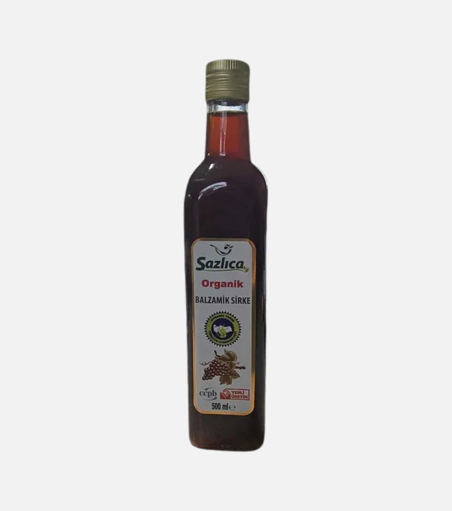 ezer-Sazlıca-Organik-Balzami-Sirke Sazlıca Organik Balzamik Sirke 500 Ml × 12 adet - Görsel 1